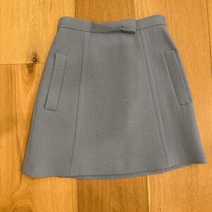 Miu Miu Blue Skirt